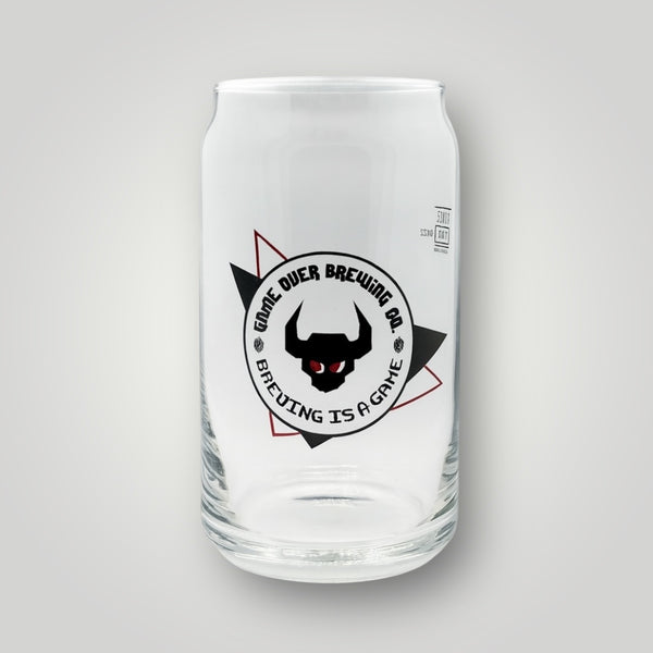 Game Over Brewing Glas Front
