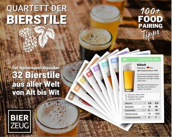 Quartett der Bierstile