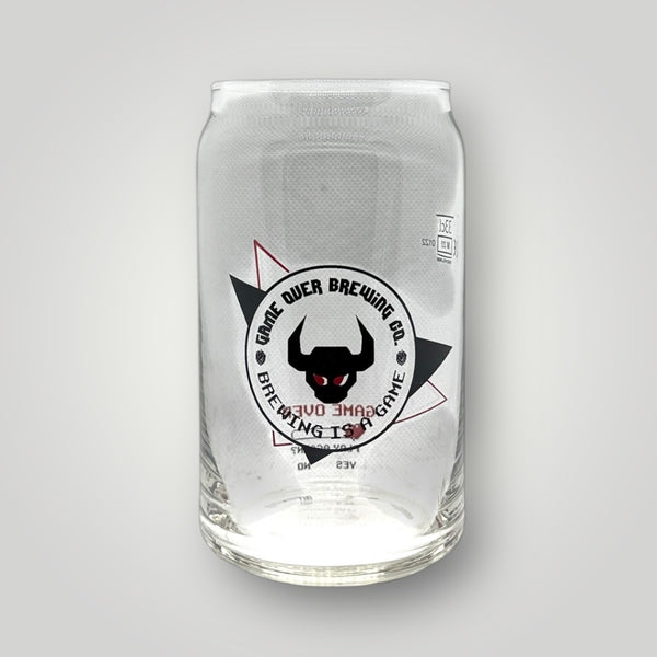 Game Over Brewing Co. Glas Vorderseite